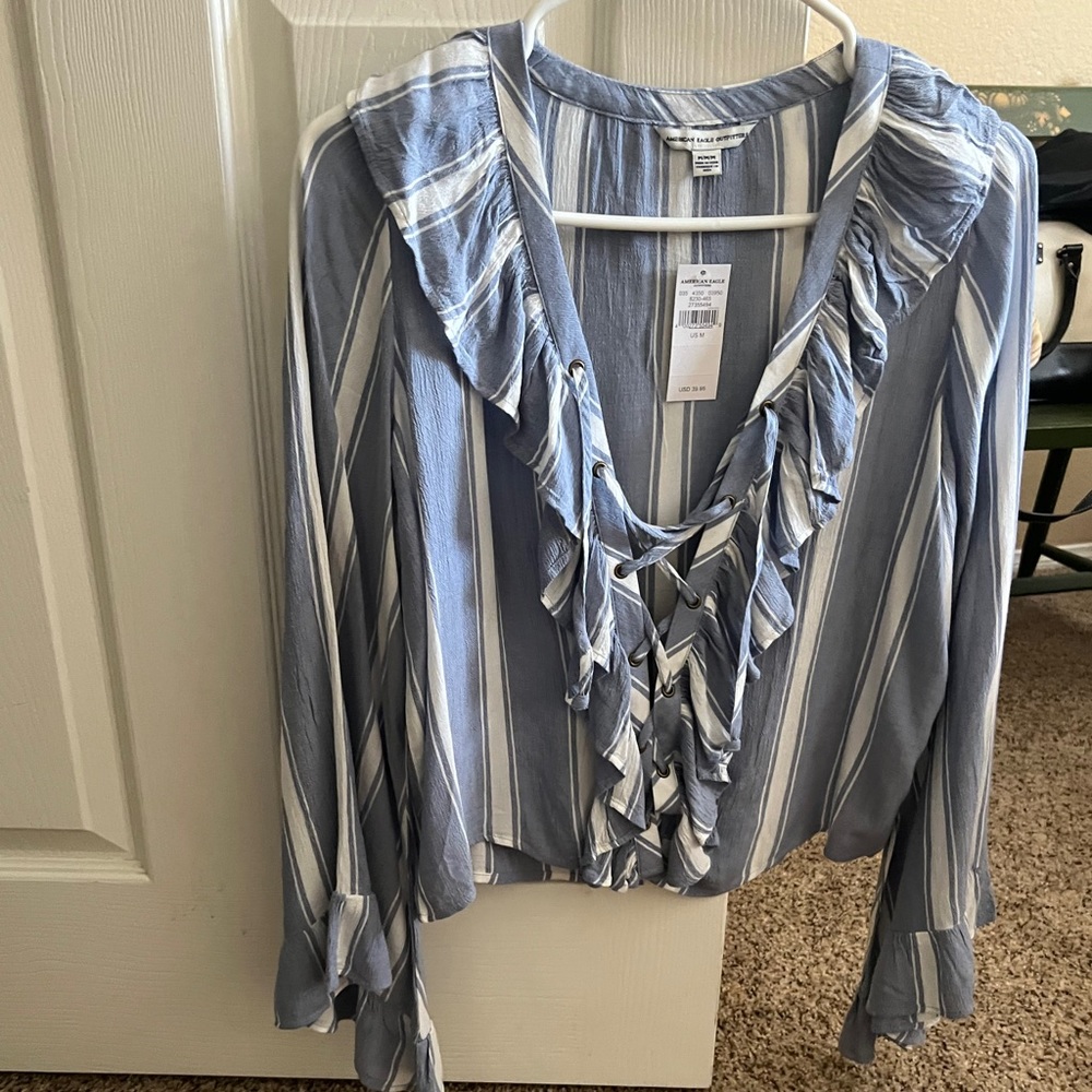 AE striped blouse